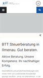 Mobile Screenshot of btt-steuerberatung.de